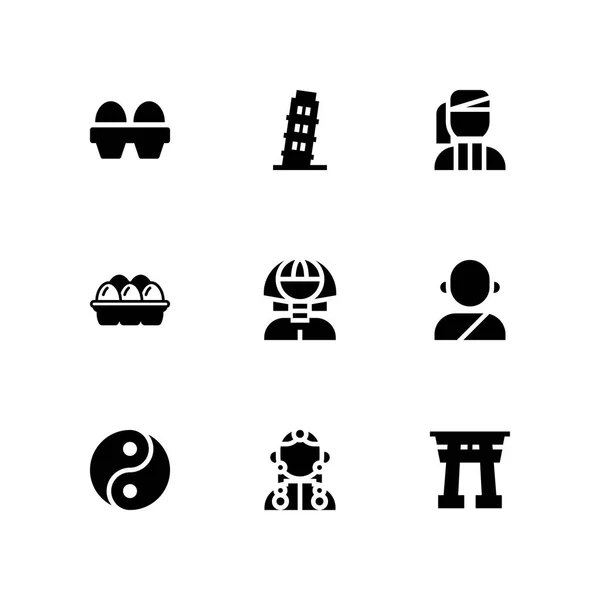 Религиозная Икона Мьянма Инь Янь Армянский Векторный Значок Графического Дизайна — стоковый вектор