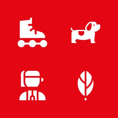 moda Icon set. paten, tazı ve grafik tasarım ve web için Ukraynalı vektör simge