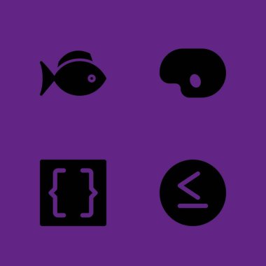 Okul Icon set. Palet, parantez boya ve daha az veya eşit vektör simge için grafik tasarım ve web için