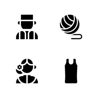 4 futbol simgesi ile Arjantin, top ve Sırp vektör çizim grafik tasarım ve web için ayarla