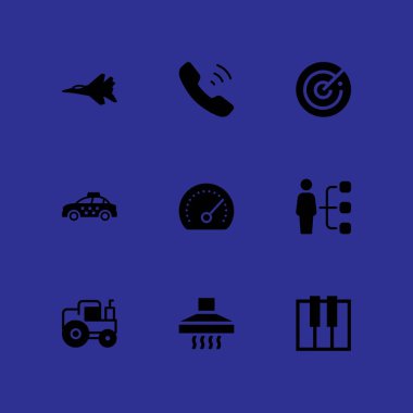 teknoloji Icon set. klavye, Kullanıcı ve grafik tasarım ve web için Pano vektör simge