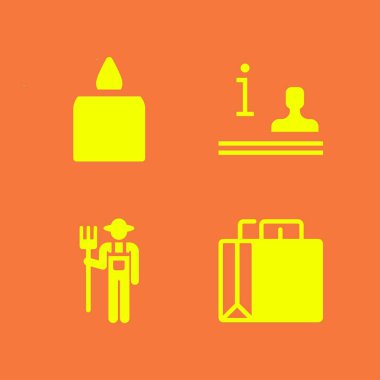 insanlar Icon set. Bilgi ile sevgilisi ve çiftçi vektör grafik tasarım ve web için simgeleri