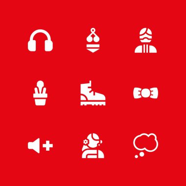 moda Icon set. grafik tasarım ve web için kaktüs, çizme ve birim vektör simgesi