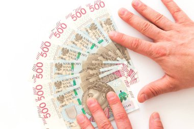 Lehçe para, en yüksek mezhebi / beyaz arka plan