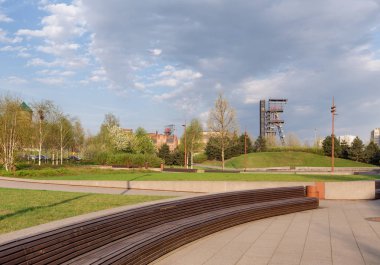 Katowice öğleden sonra görünümü
