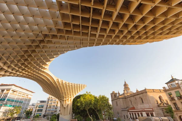 Sewilla Hiszpania Architektura Metropol Parasol Setas Sevilla Czerwca 2018 — Zdjęcie stockowe