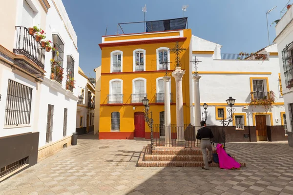 Sevilla España Barrio Arquitectura Santa Cruz —  Fotos de Stock