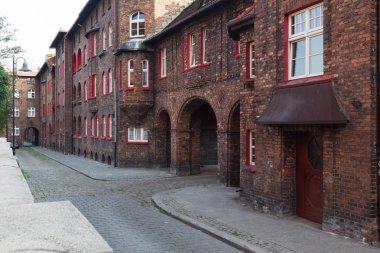 Katowice, Nikiszowiec, geleneksel, araştırma bölgesi Silezya eski binalar