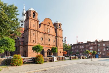 Katowice, Nikiszowiec, geleneksel, araştırma bölgesi Silezya eski binalar