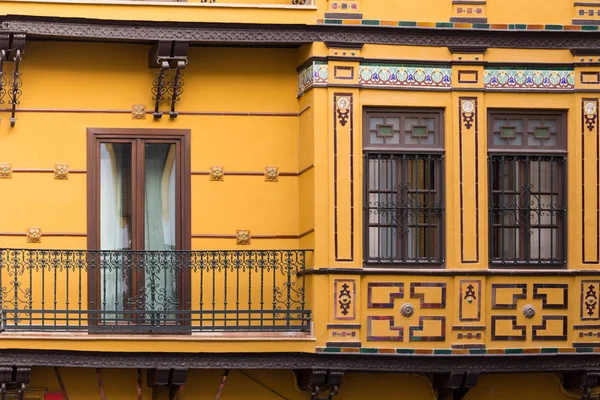 Sevilla Die Fassade Eines Historischen Hauses Alten Stil — Stockfoto
