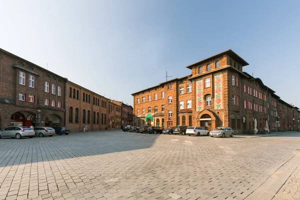 Katowice Poland Traditional Buildings Nikiszowiec District 2018 — Stock Photo, Image