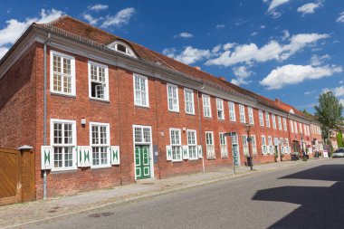Potsdam / Hollandisches Viertel (Hollandalı üç ay) geleneksel mimarisi, Haziran 2017