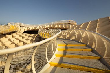 Sevilla, İspanya, Modern mimari tasarım Jrgen Mayer, Metropol şemsiye Haziran 2018 olmak.