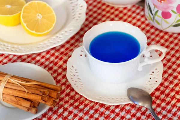 Azul Oolong Flor Del Clítoris —  Fotos de Stock