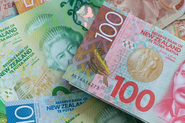 Деньги Новой Зеландии Доллар — стоковое фото