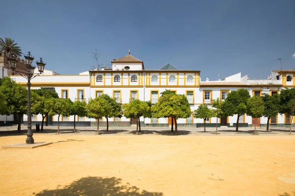 Sevilla Španělsko Architektury Čtvrti Barrio Santa Cruz — Stock fotografie