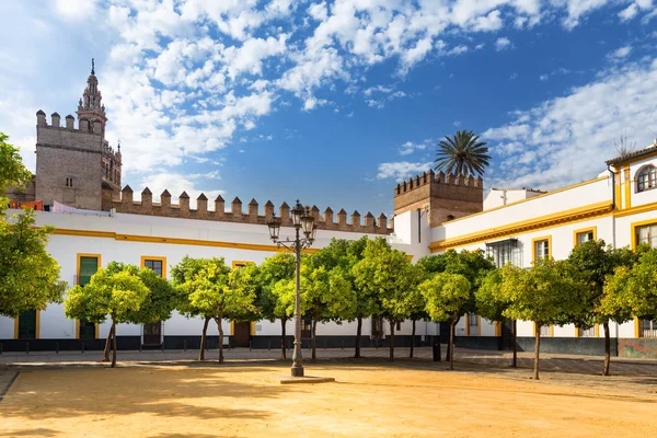 Sevilla Spanya Mimari Barrio Santa Cruz Bölgesi — Stok fotoğraf