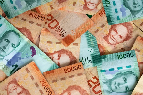 Geld Aus Costa Rica Colones — Stockfoto