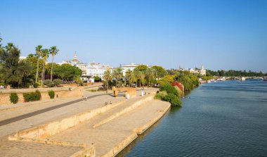 Seville, su manzaralı şehir, Endülüs, İspanya