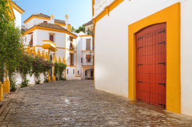 Sevilla, İspanya - mimari barrio Santa Cruz Bölgesi