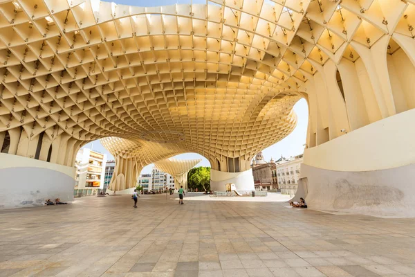 Sevilla España Arquitectura Moderna Ser Diseño Jrgen Mayer Metropol Parasol — Foto de Stock