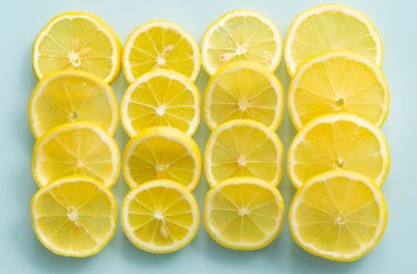 Sulu limon dilimleri / arka plan