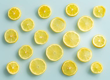 Sulu limon dilimleri / arka plan