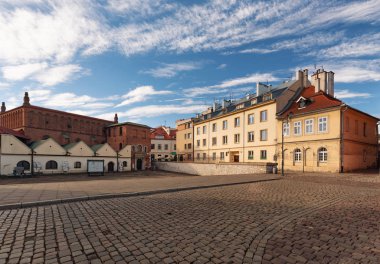 Krakow. Eski Yahudi Kazimierz ilçe Pazar