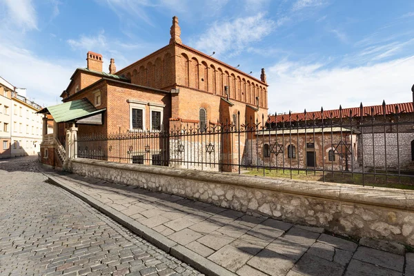 Cracow Stara Synagoga Zabytkowego Kazimierza — Zdjęcie stockowe