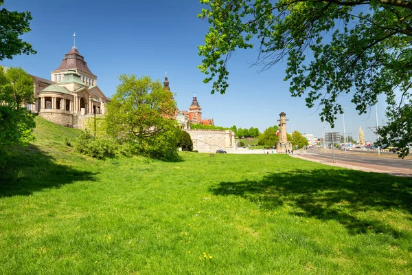 Szczecin Historische Architektur Haken Terrasse — Stockfoto
