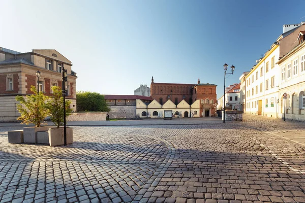 Kraków Rynku Starej Żydowskiej Dzielnicy Kazimierz — Zdjęcie stockowe