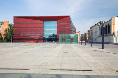 Nfm Binası. Wroclaw Müzik Ulusal Forumu. Polonya. Haziran 2019