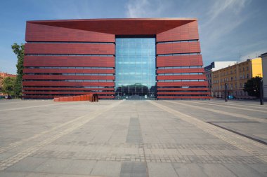 Nfm Binası. Wroclaw Müzik Ulusal Forumu. Polonya. Haziran 2019