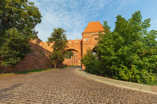 Castelo Teutônico Medieval Torun — Fotografia de Stock