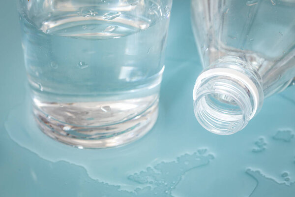 drinking water / the concept of wasting and the lack of drinking water in the world