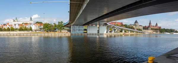 Szczecin Panoramic View Historical Part City — Stock Photo, Image