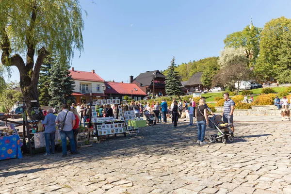 Tradycyjnego Rynku Rynku Lanckorona 2019 Września — Zdjęcie stockowe