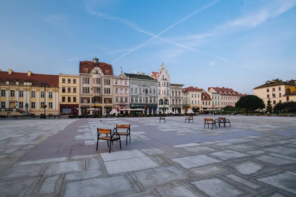 Bydgoszcz Województwo Kujawsko Pomorskie Polsce Zabytkowa Architektura Miasta Rynku Starego — Zdjęcie stockowe