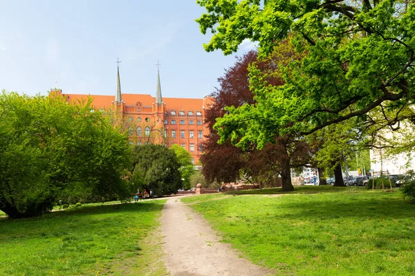 Szczecin Municipio Rosso — Foto Stock