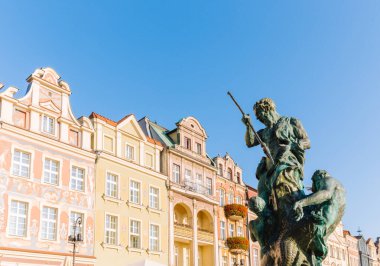 Poznan Polonya 'da. Rönesans konutları
