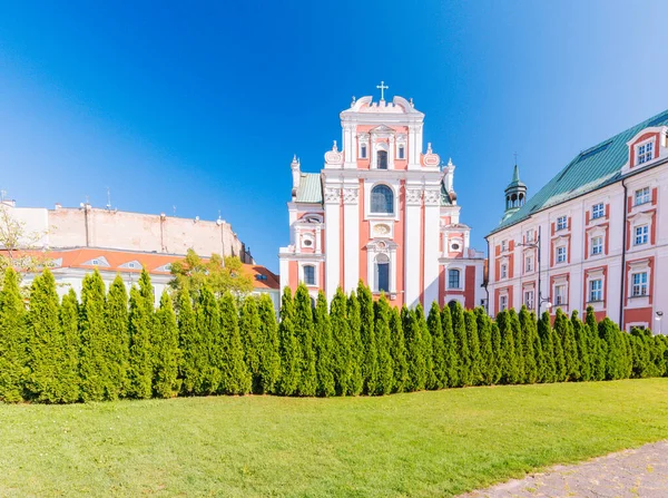 Poznań Poprzednie Stanowisko Collegiate Jesuit Architektura Historyczna — Zdjęcie stockowe