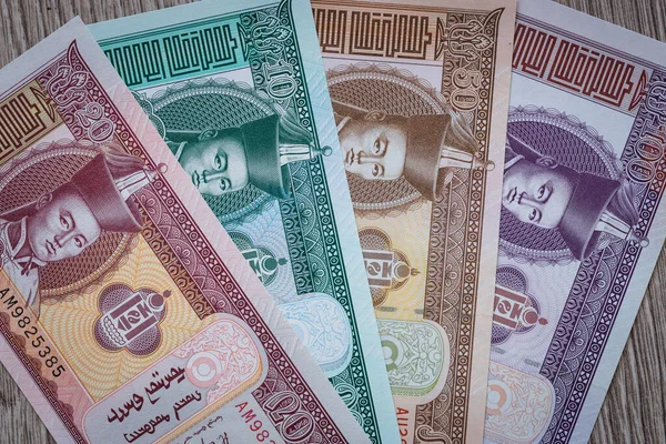 Moğolistan parası, Tugrik parası, çeşitli banknotlar.