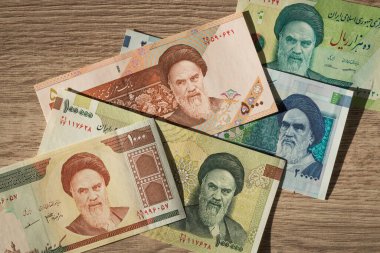 İran para birimi, riyaller, çeşitli kağıt banknotlar
