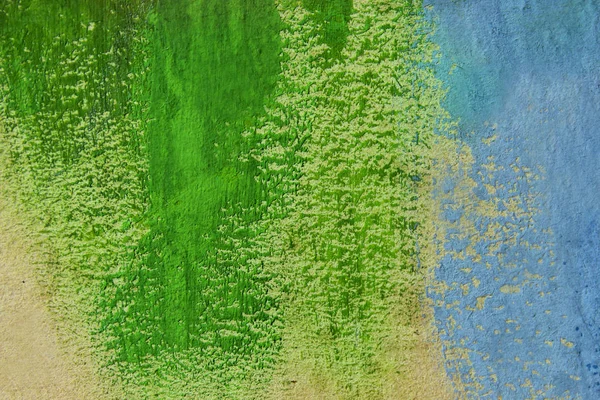 Blue Green Painted Wall Texture Abstract Background Blue Green Painted — стоковое фото