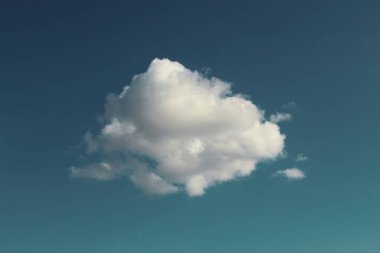 Güzel gökyüzü arka plan kopya alanı metin için bir sürü ile. Mavi gökyüzü ve beyaz bulutlar.