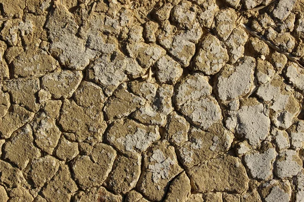 抽象的な背景のテクスチャです 乾燥した地面 ひびの入ったテクスチャ背景 — ストック写真