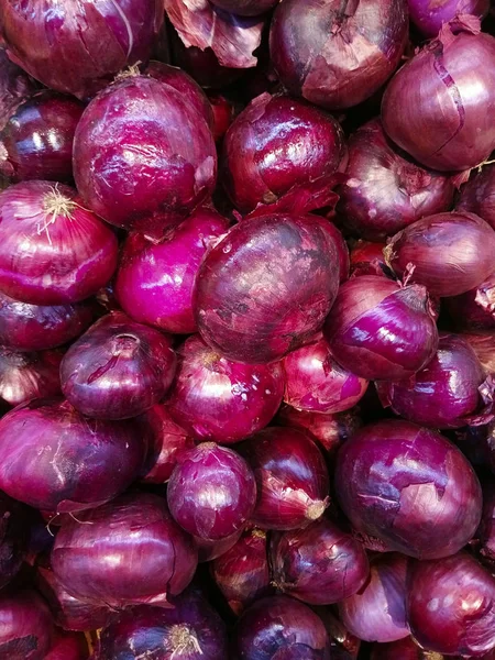 Food Wallpaper.  Red Onion Background.  Food Pattern Background.