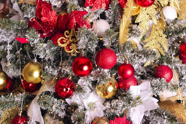 Tiro Recortado Decorações Natal Ano Novo Natal Conceito Feriados Tiros — Fotografia de Stock