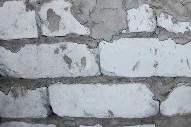 Beyaz tuğla duvar arka plan. Arka plan doku.