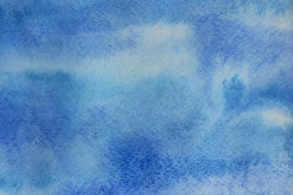 Blurred Painted Background Blue Watercolor Background Texture Lot Copy Space — Stock Photo, Image